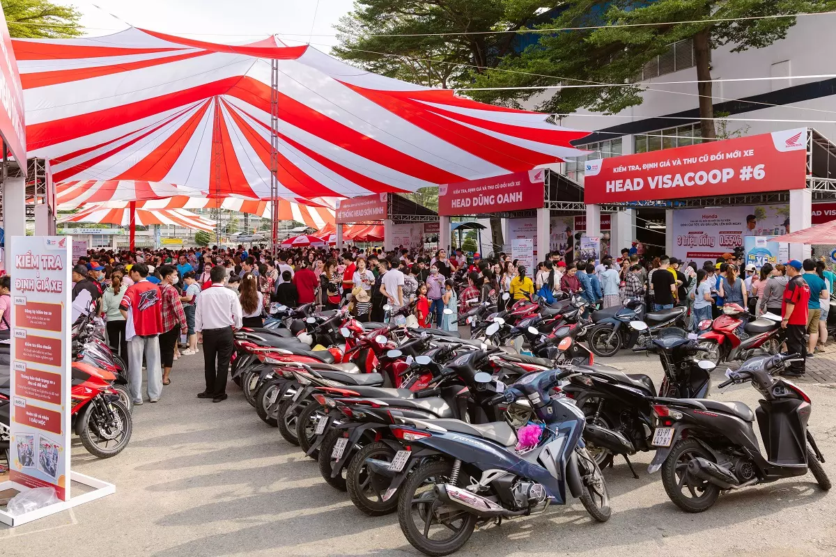 Hơn 5.000 khách hàng tham gia ngày hội Thu cũ – Đổi mới của Honda Việt Nam tại TP.HCM - Ảnh 1. Hơn 5.000 khách hàng tham gia ngày hội Thu cũ – Đổi mới của Honda Việt Nam tại TP.HCM - Ảnh 1.