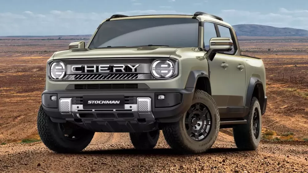 Chery Stockman là phiên bản thương mại của mẫu xe concept KP31 Chery Stockman là phiên bản thương mại của mẫu xe concept KP31