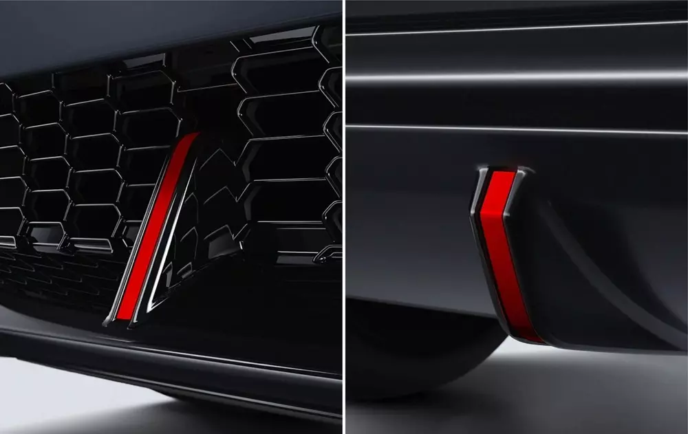 Trên cản trước và sau của Honda Prelude Limited Edition 2027 cũng có những điểm nhấn màu đỏ Trên cản trước và sau của Honda Prelude Limited Edition 2027 cũng có những điểm nhấn màu đỏ