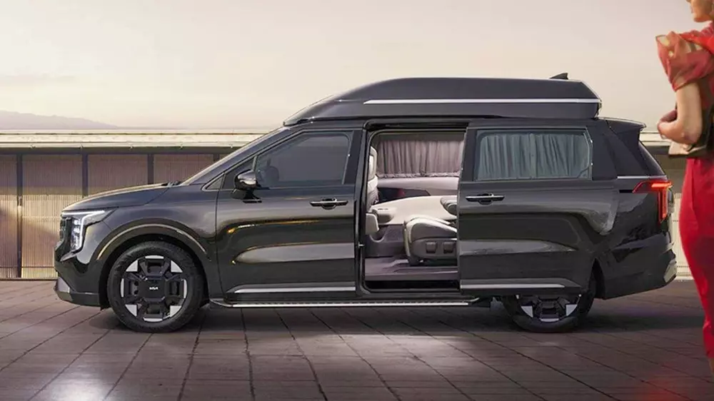 Kia Carnival có thêm phiên bản trần cao mới với nội thất 9 chỗ rộng rãi - Ảnh 4. Kia Carnival có thêm phiên bản trần cao mới với nội thất 9 chỗ rộng rãi - Ảnh 4.