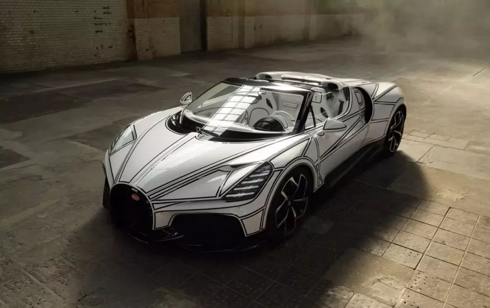 bugatti-w16-mistral-blanc-eternel-3-de14-1 Bugatti W16 Mistral Blanc Éternel sở hữu ngoại thất màu trắng với những đường kẻ đen