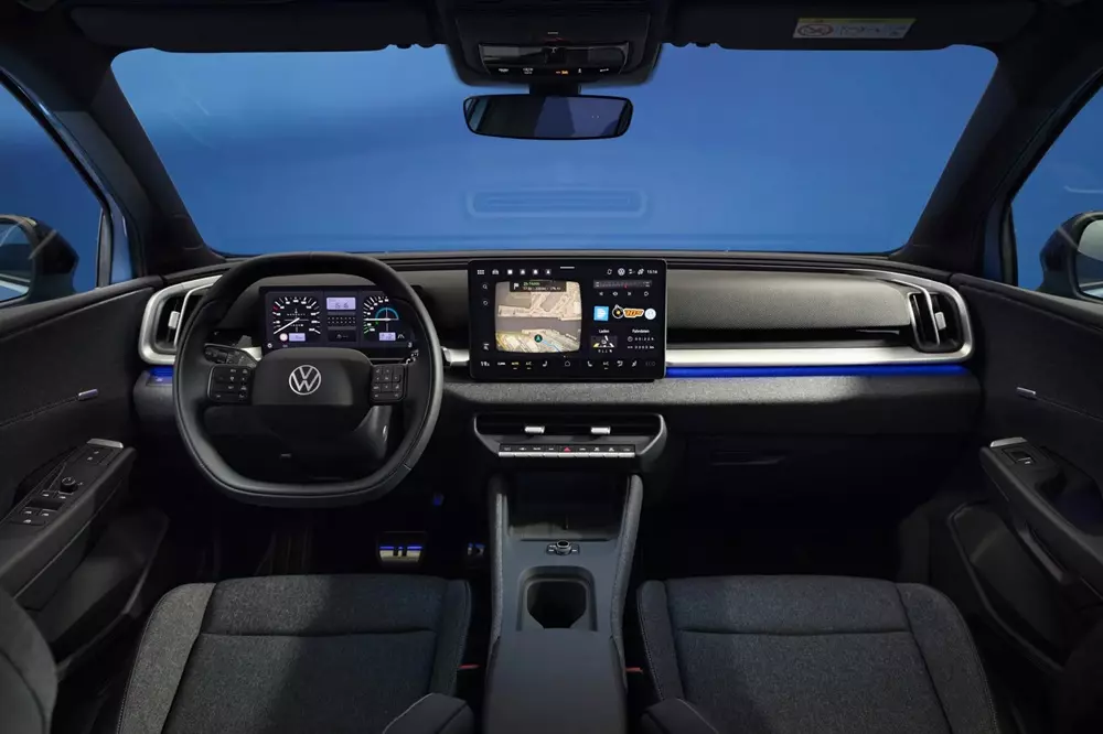 volkswagen-id-cross-1-5bb6 Khoang lái của Volkswagen ID. Cross dùng chung với nhiều mẫu xe cùng tập đoàn