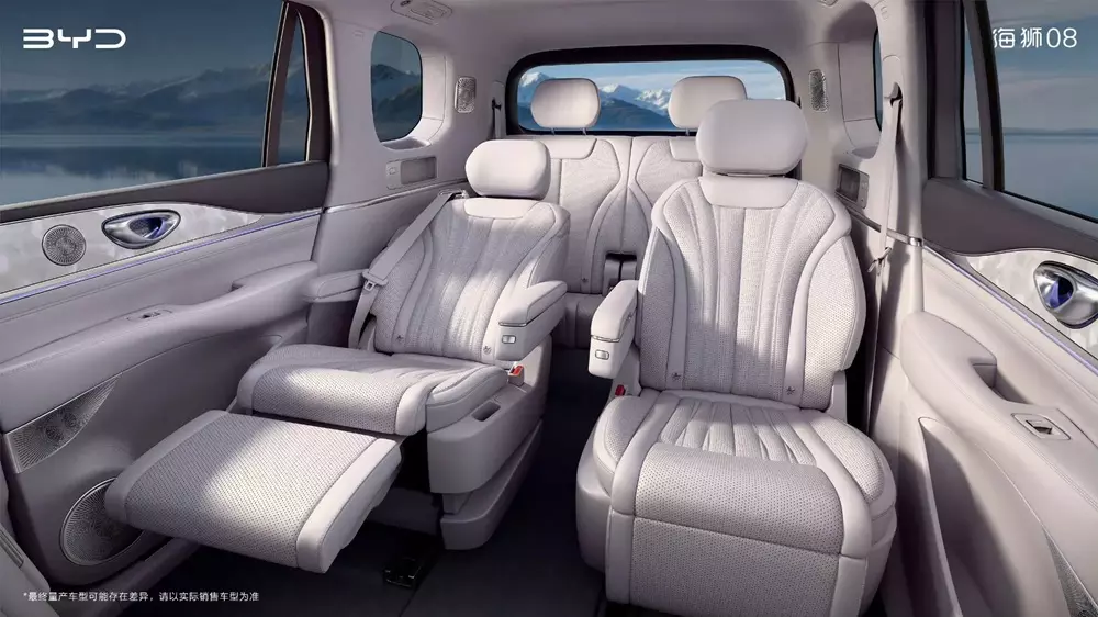 SUV cỡ lớn BYD Sealion 08 lộ nội thất trước ngày ra mắt - Ảnh 3.