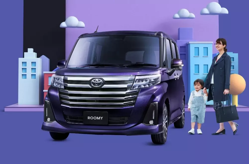 Toyota Roomy 2027 màu tím mới